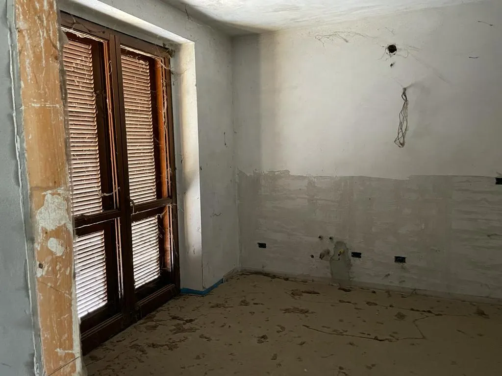 Villetta a schiera in costruzione