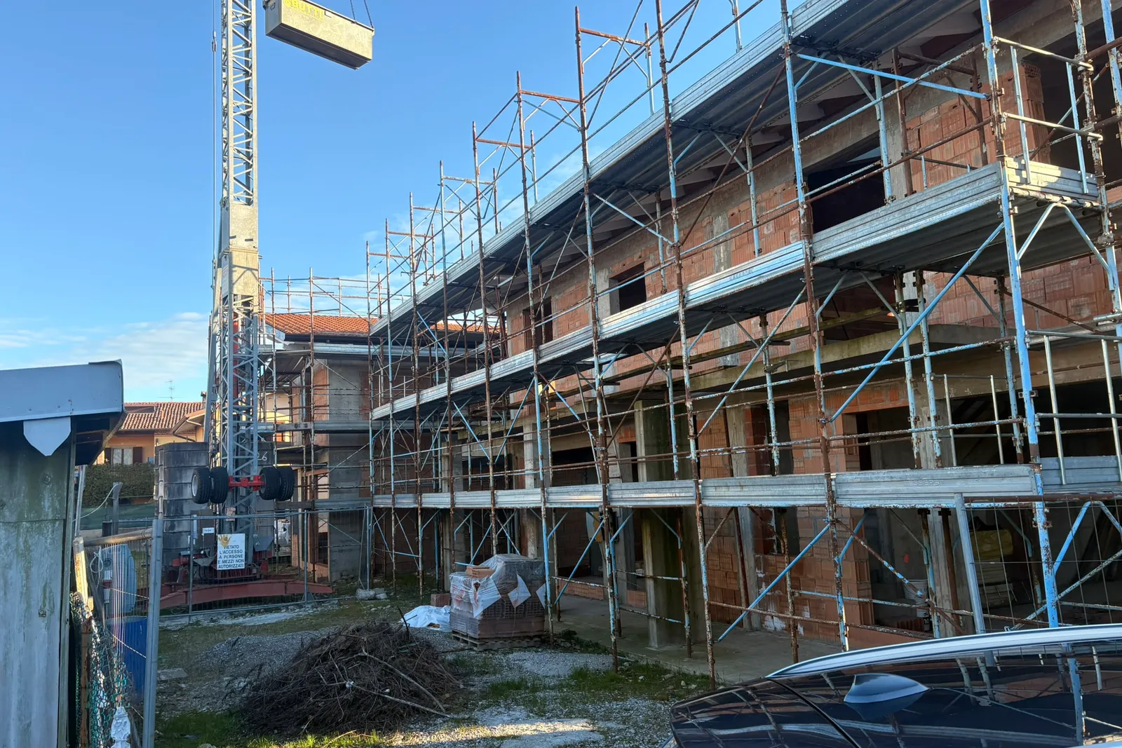 Villetta in costruzione