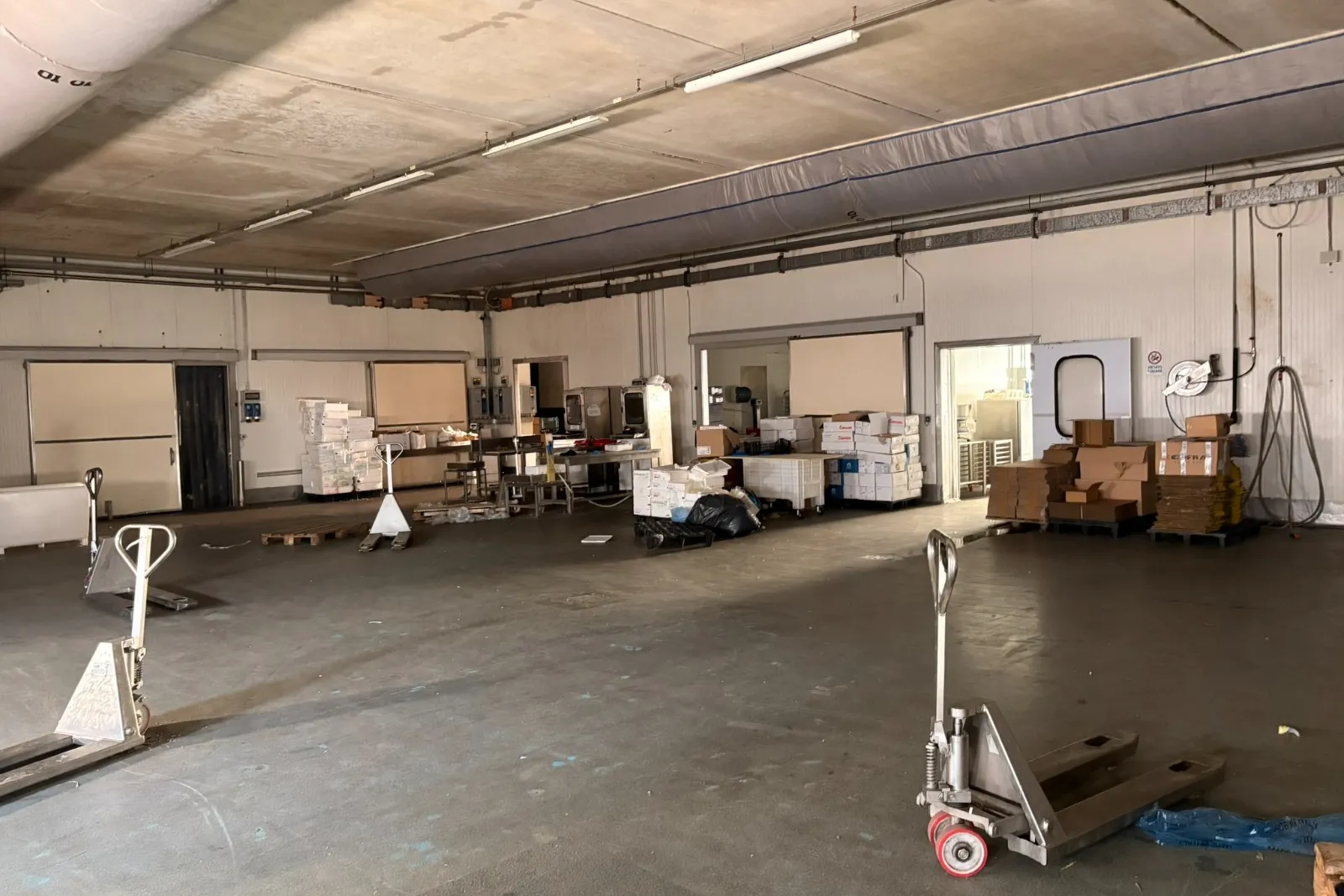 Complesso industriale con celle frigorifere e beni mobili