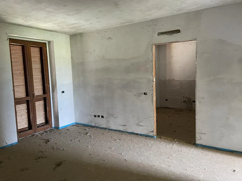 Villetta a schiera in costruzione
