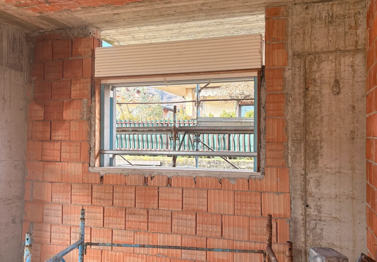 Villetta singola in costruzione