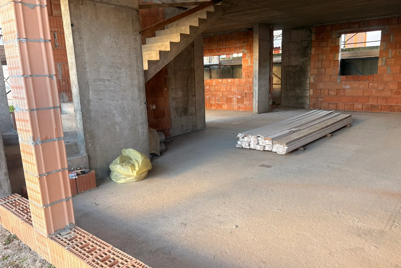 Villetta in costruzione