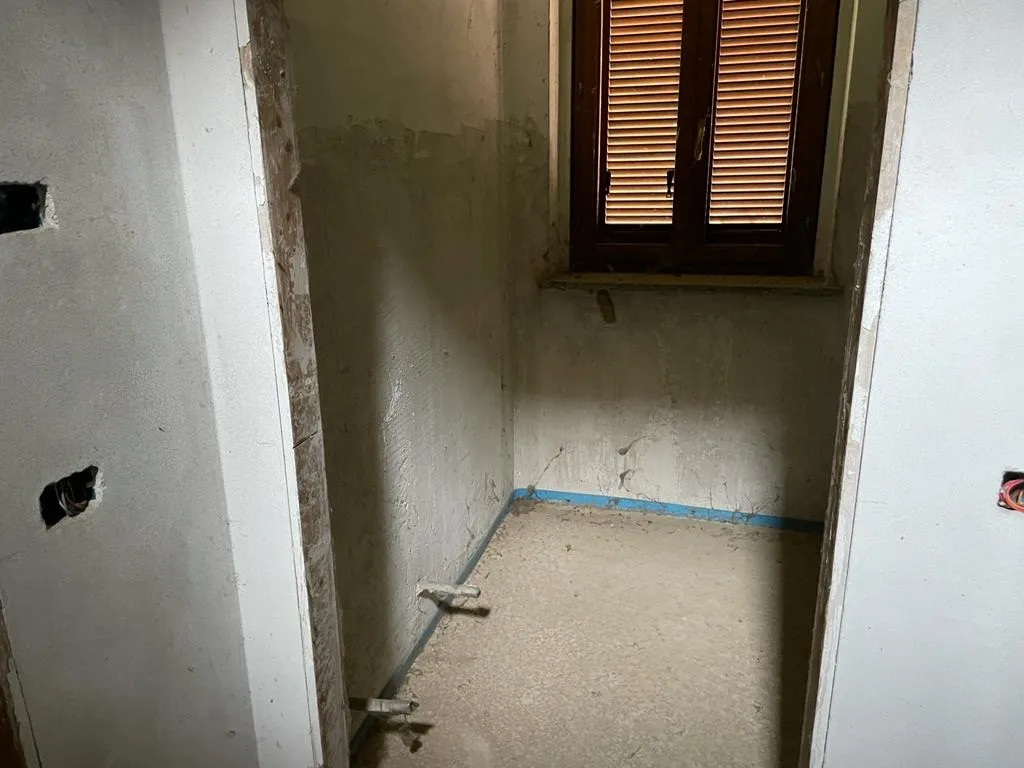 Villetta a schiera in costruzione