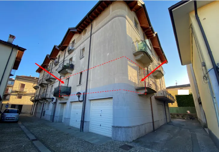 Appartamento e posto auto scoperto