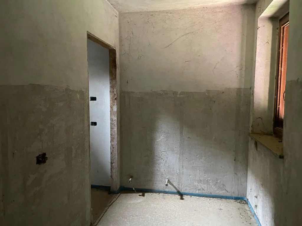 Villetta a schiera in costruzione