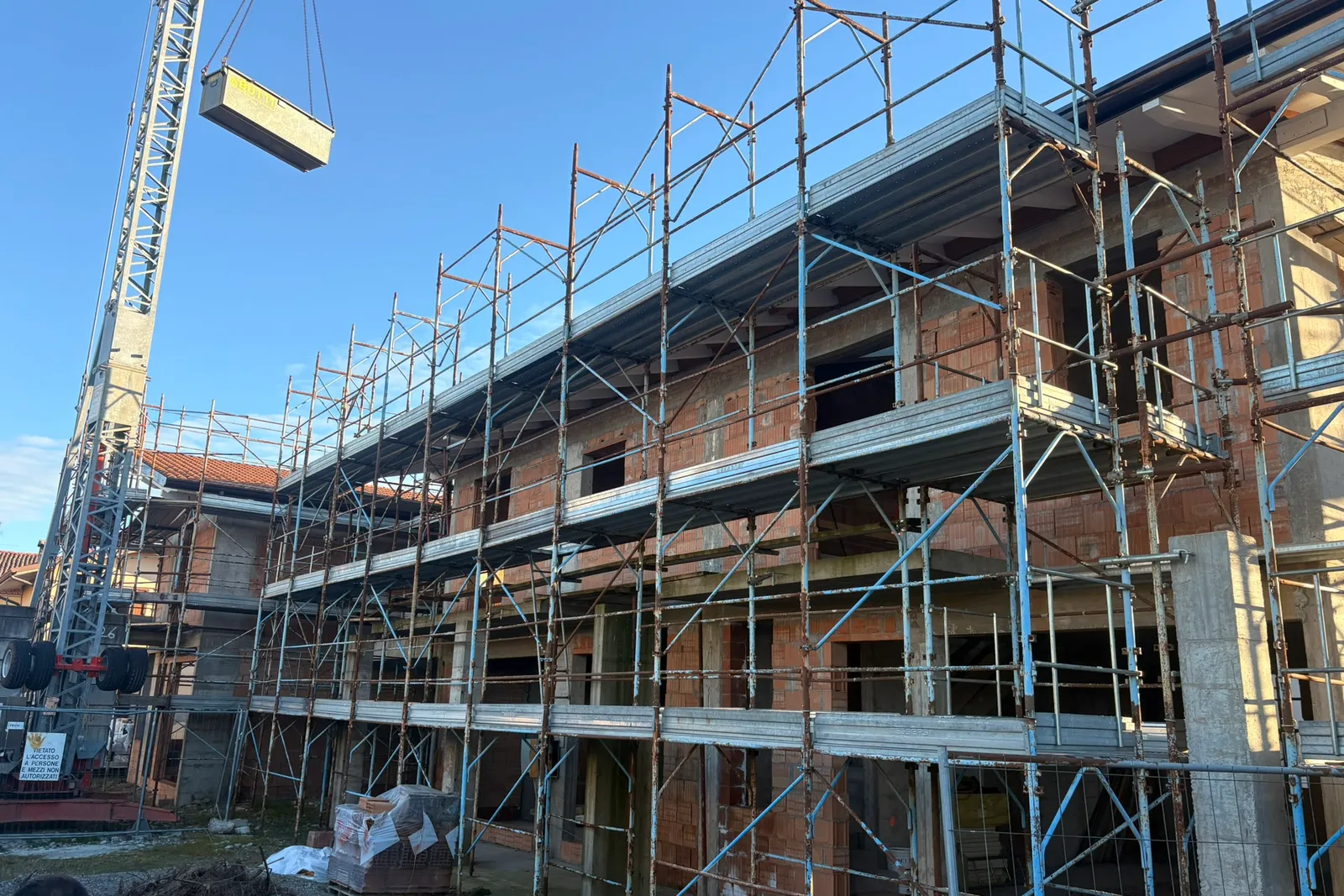 Villetta in costruzione
